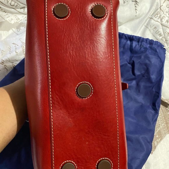 SOLD - Red leather Dooney & Bourke handbag - Picture 8 of 12